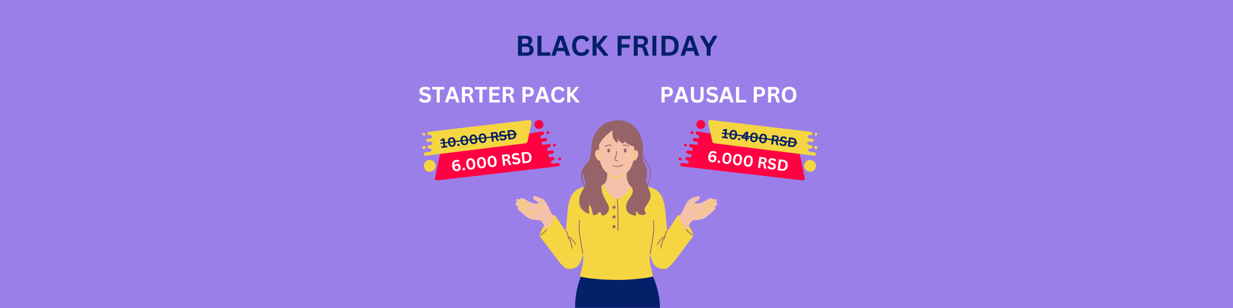 Black Friday: Top usluge za paušalce početnike i profesionalce