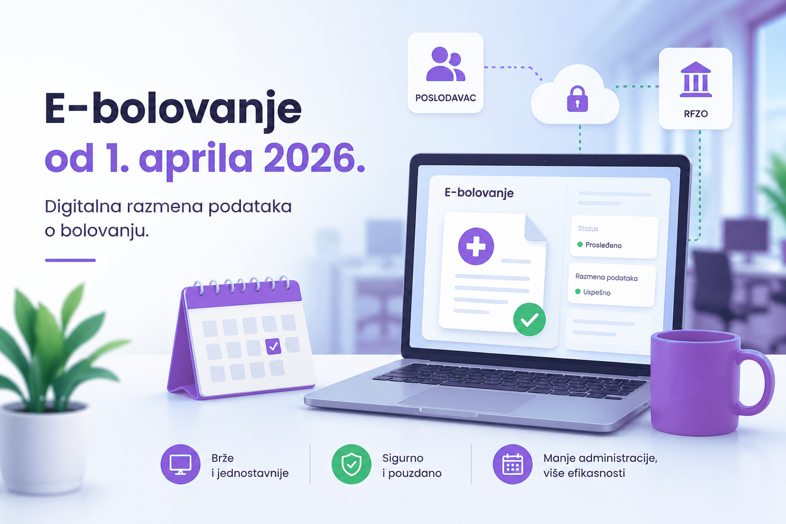 E-bolovanje za paušalce sa zaposlenima: šta se promenilo od 1. aprila 2026?