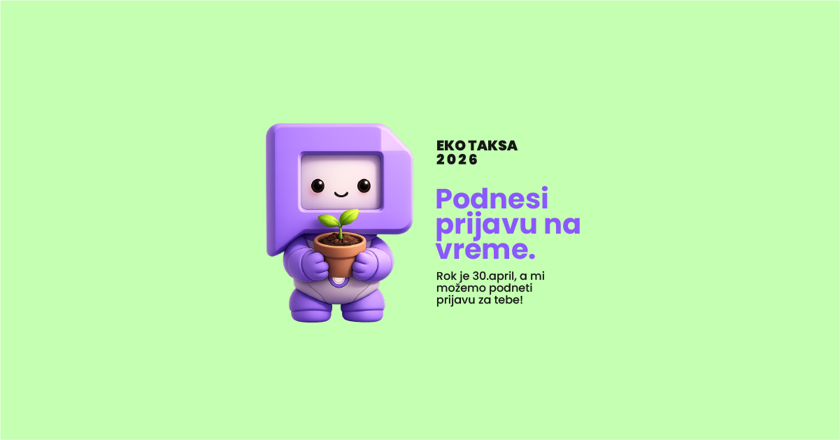 Eko taksa 2026 za preduzetnike – šta moraš da znaš