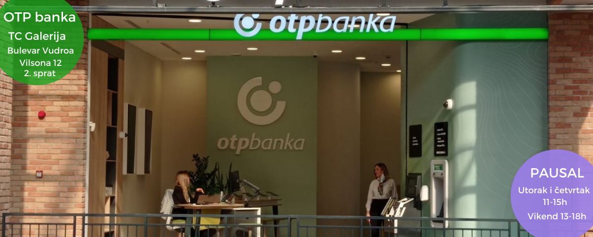 Gostovanje u ekspozituri OTP banke u TC Galerija